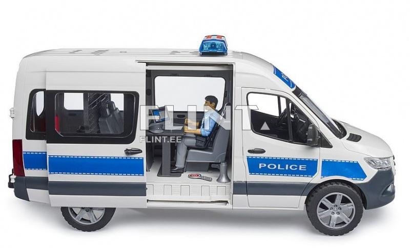 Poliisiauto MB Sprinter (45,5x17x22cm) Bruder