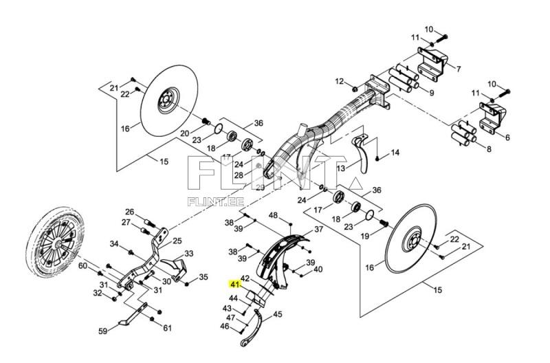Scraper HORSCH 23044200 (TurboDisc II)
