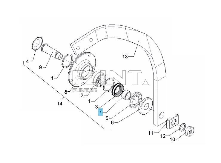 Bushing 32310067 Lemken D45/35x23