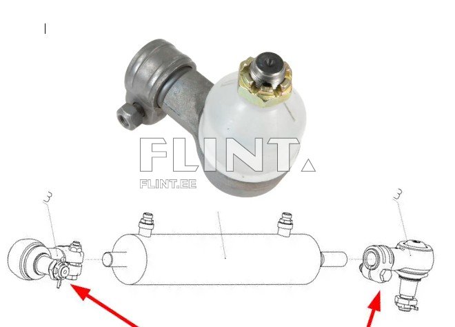 Tie rod 102229088 RSM-161 (8-140-035-128)