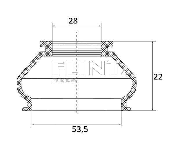 Tie rod end dust sealing Valtra T191