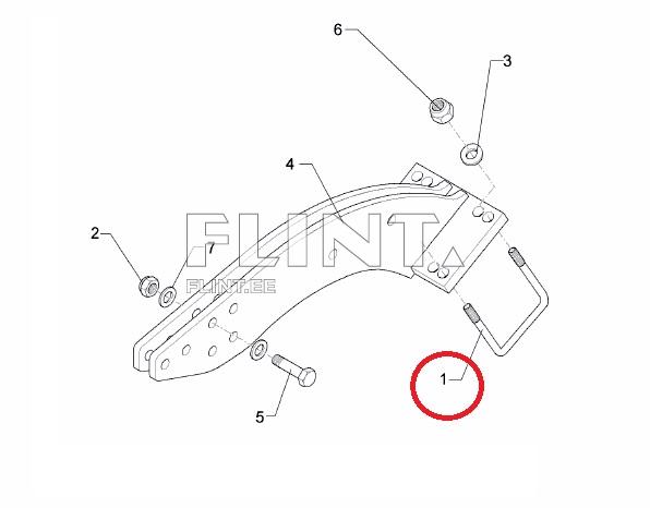 U-kannatin M20 (115x93H142) LEMKEN RUBIN 3017851 U-kannatin M20 (115x93H142) LEMKEN RUBIN 3017851