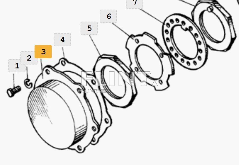 Hub cover 1PTS9 - H 129.00.416