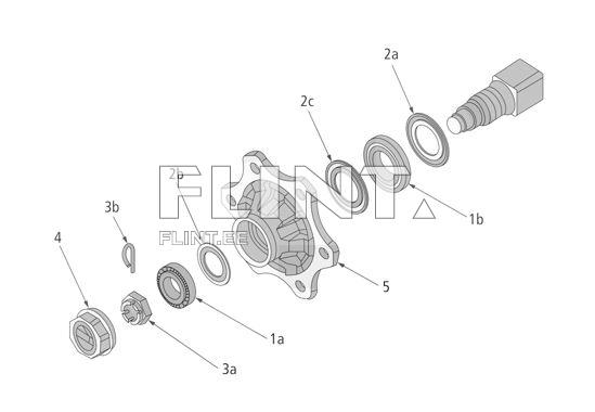 Wheel hub seal kit A.D.R