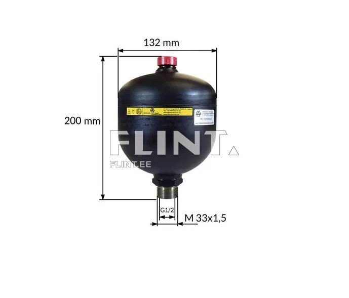 Hydraulic accumulator SBO250-0,75E1/663U