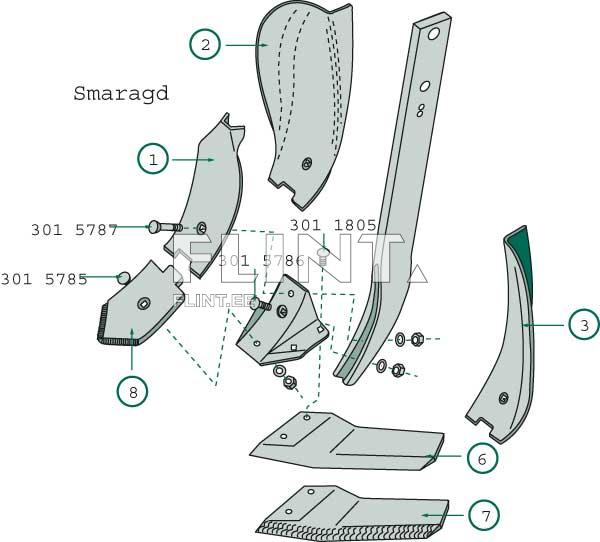 Siipi LEMKEN 3374399 (V)