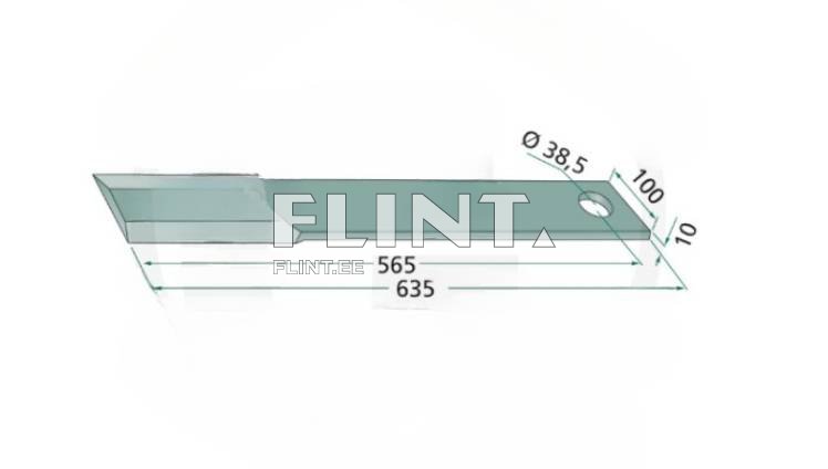 Rotary cutter counter-cut blade Schulte 401-033