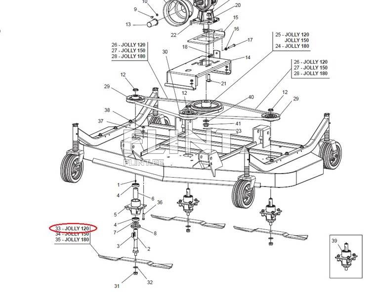 Niiduki tera Maschio Jolly 120 (T14004030R)