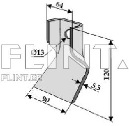 Forage trailer blade Schuitemaker 433102, 433999 (5mm)