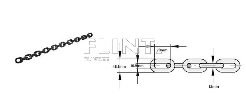 Tõstekett 13mm
