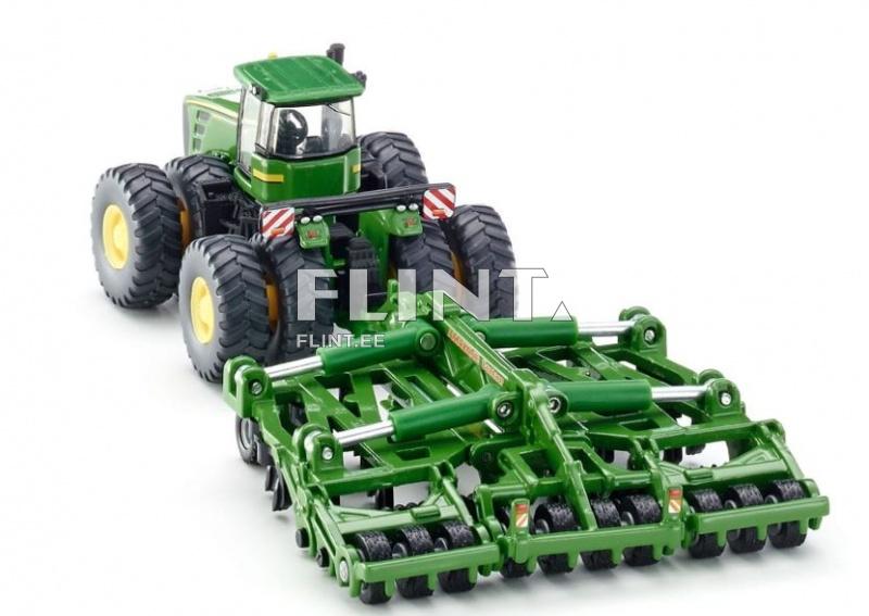 Tractor John Deere 9630 with the powerful Amazone Centaur harrow SIKU 1:87 (177x86x43mm)