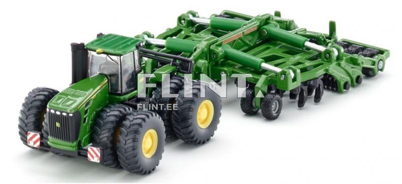 Tractor John Deere 9630 with the powerful Amazone Centaur harrow SIKU 1:87 (177x86x43mm)