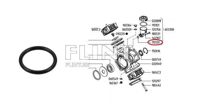 O-ring Udor 110129 (D16,2mm)