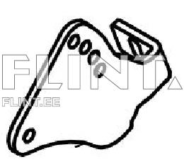 Left roller bracket with bearing Peruzzo Koala/Fox 05018536