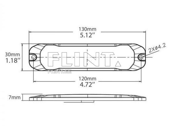 Vilkkumajakka LED 12/24V 