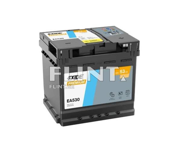 Aku 53Ah 540A Exide Premium - / + (207x175x190mm)