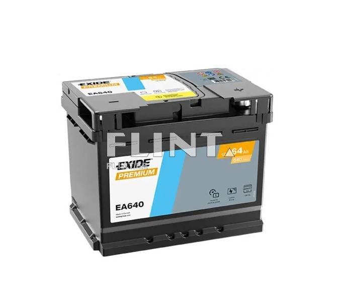 Aku 64Ah 640A Exide Premium  - / + (242x175x190mm)