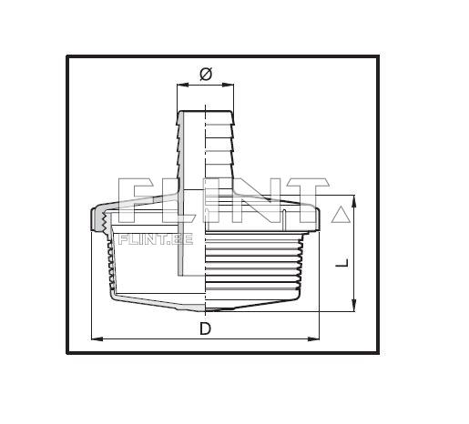 Ground strainer ARAG 3023 (for hose 50mm)