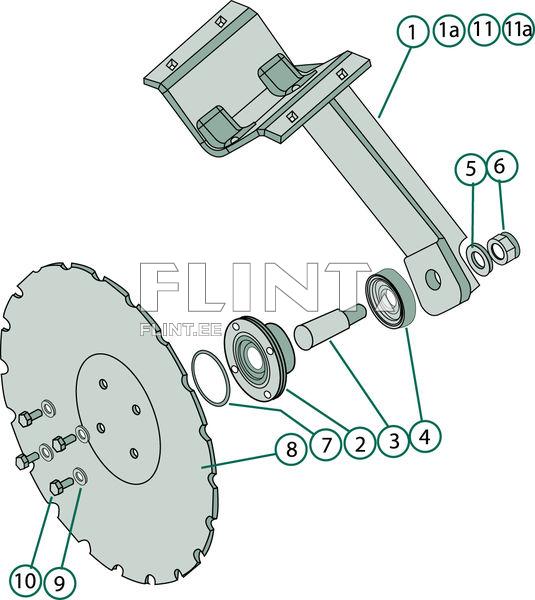Rummu komplekt RABE; Vogel &amp; Noot 90314002 (30mm)