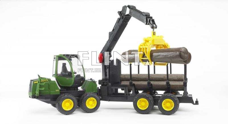 Kuormatraktori John Deere 1210E (64x16,4x22,5cm) Bruder Kuormatraktori John Deere 1210E (64x16,4x22,5cm) Bruder