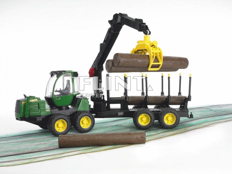 Kuormatraktori John Deere 1210E (64x16,4x22,5cm) Bruder Kuormatraktori John Deere 1210E (64x16,4x22,5cm) Bruder