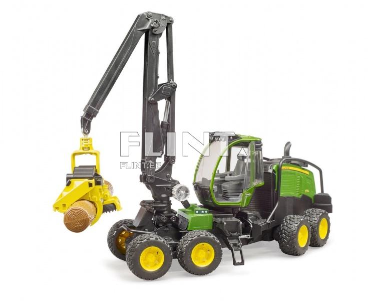 Harvesteri John Deere 1270G (50x20,3x17,3cm) Bruder Harvesteri John Deere 1270G (50x20,3x17,3cm) Bruder