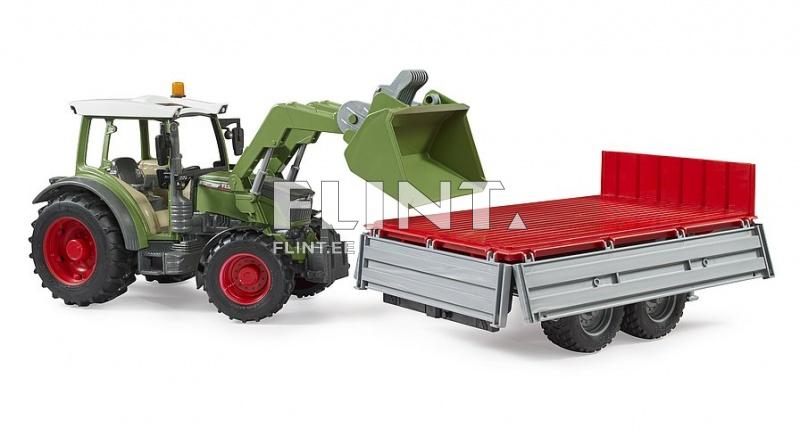 Tractor Fendt 211 (55x13x16cm) + loader + trailer Bruder
