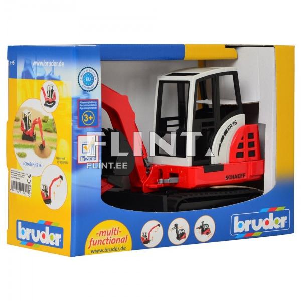 Ekskavaator Schaeff HR16 (35,5x10,2x16cm) Bruder Ekskavaator Schaeff HR16 (35,5x10,2x16cm) Bruder