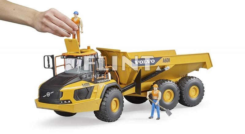 Dumpperi Volvo A60H (68x22x26cm) Bruder Dumpperi Volvo A60H (68x22x26cm) Bruder