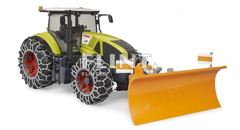 Traktori Claas Axion 950 (34,5x18x20,5cm) + lumiaura + lumiketjut Bruder Traktori Claas Axion 950 (34,5x18x20,5cm) + lumiaura + lumiketjut Bruder