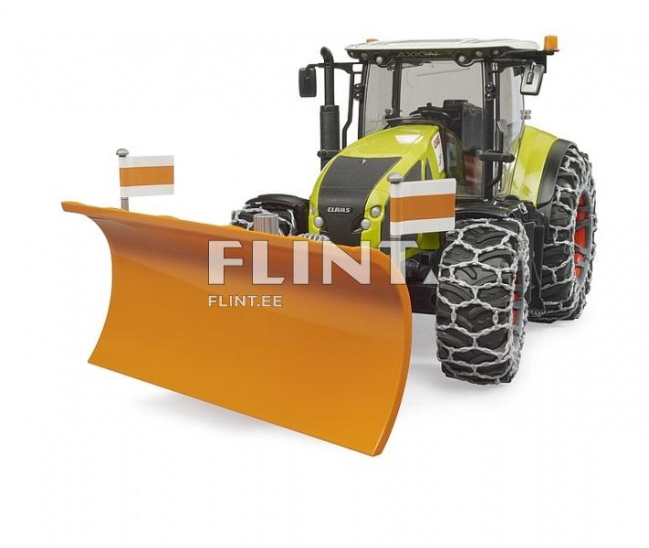 Traktori Claas Axion 950 (34,5x18x20,5cm) + lumiaura + lumiketjut Bruder Traktori Claas Axion 950 (34,5x18x20,5cm) + lumiaura + lumiketjut Bruder