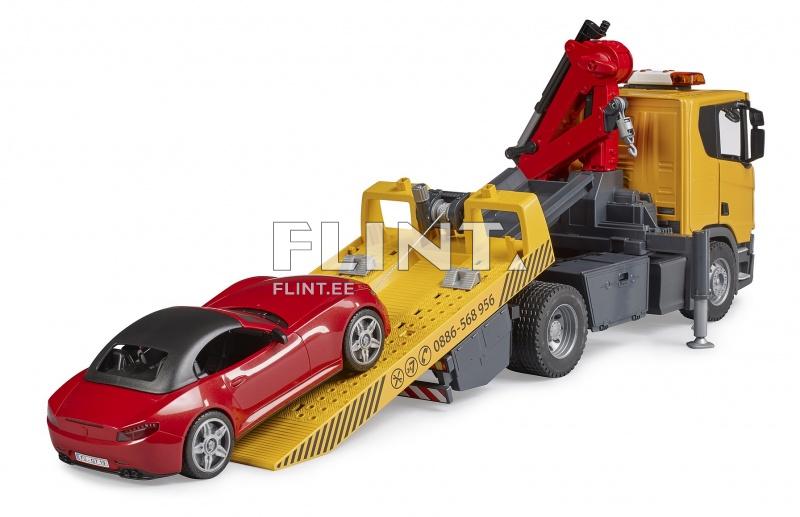 Hinausauto Scania Super 560R (57,5x18,5x28cm) + Roadster Bruder Hinausauto Scania Super 560R (57,5x18,5x28cm) + Roadster Bruder