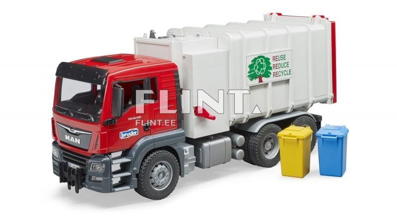 Roska-auto MAN TGS (54x19x25,7m) Bruder Roska-auto MAN TGS (54x19x25,7m) Bruder