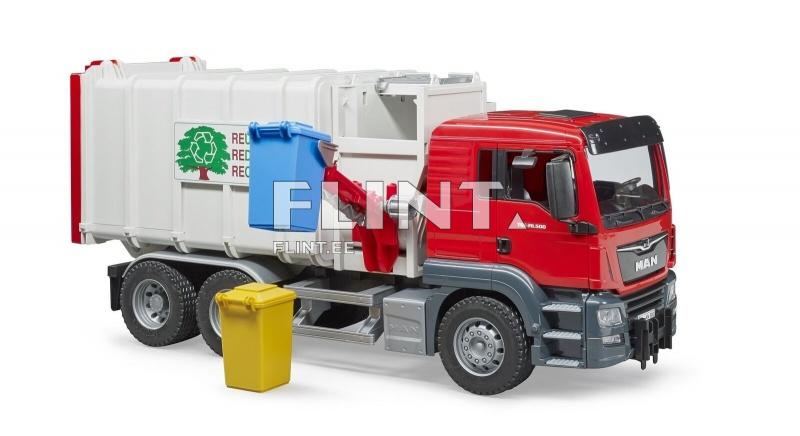 Roska-auto MAN TGS (54x19x25,7m) Bruder Roska-auto MAN TGS (54x19x25,7m) Bruder