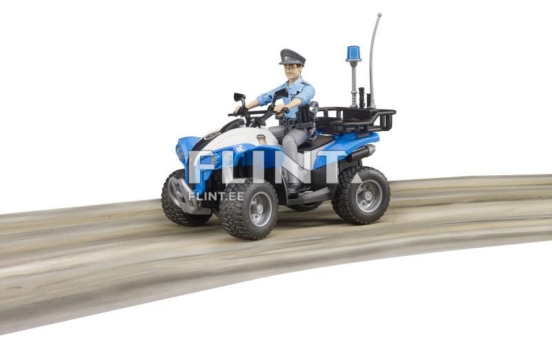 Mönkijä ja poliisi (16x9,3x9,3cm) Bruder Mönkijä ja poliisi (16x9,3x9,3cm) Bruder