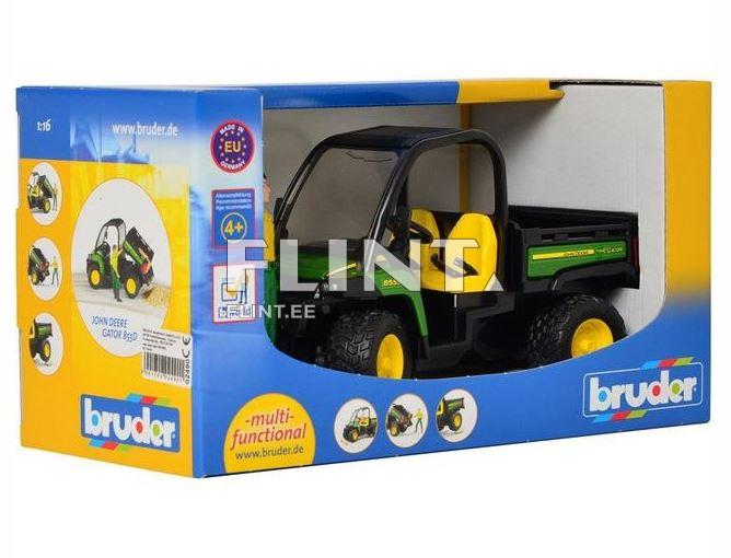 UTV John Deere Gator XUV 855D + kuljettaja (22,6x11,3x14cm) Bruder