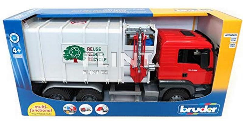Roska-auto MAN TGS (54x19x25,7m) Bruder Roska-auto MAN TGS (54x19x25,7m) Bruder