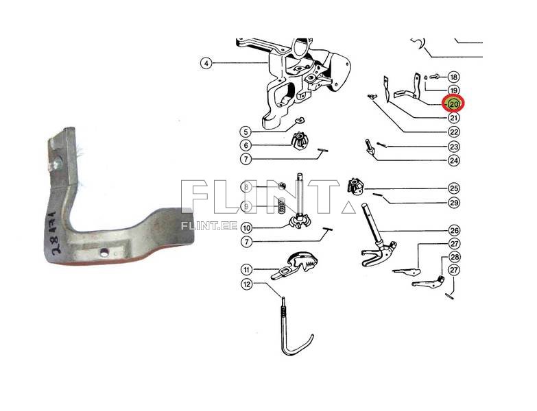 Bracket Claas 53025/000083