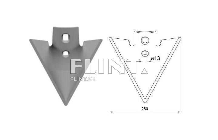 Siipiterä 270x8mm (45mm ts-ts)