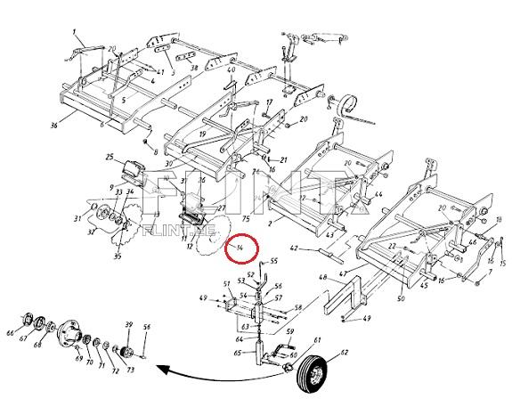 Seed drill disc Väderstad 410x4,5 - 451372/423574/444568