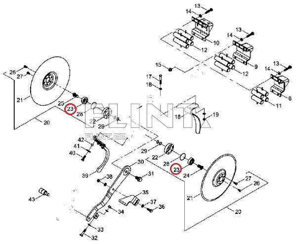 Laager HORSCH 00310104; 00240199 (16x45x15/19mm) Laager HORSCH 00310104; 00240199 (16x45x15/19mm)