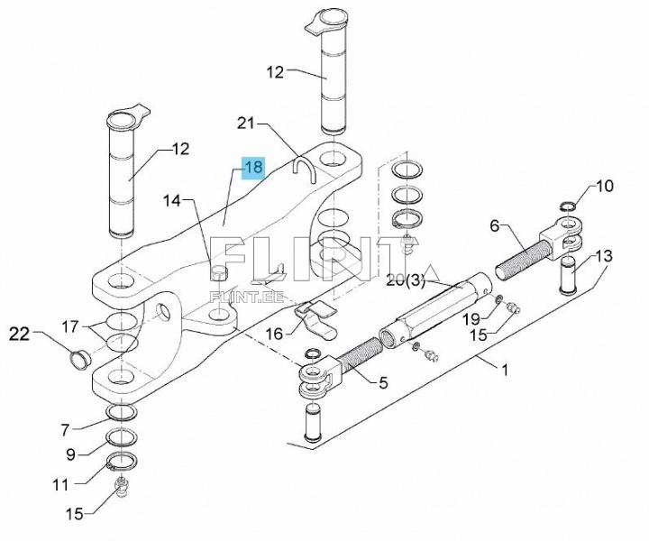 Bracket Lemken 4343150