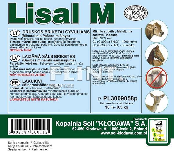 Lakusool Lisal M (roheline) 10 kg Lakusool Lisal M (roheline) 10 kg
