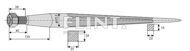 Piik Volant 810mm