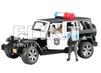 Poliisiauto Jeep Wrangler (32,8x14,4x16,2cm) Bruder