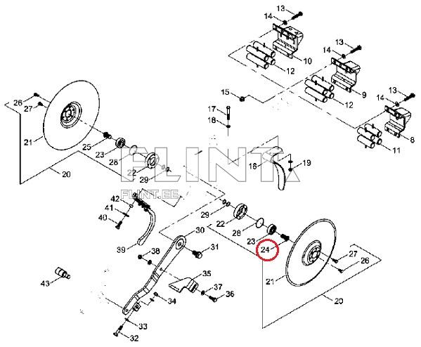 Bolt HORSCH 23010204 (M16x1,5x30 R) Bolt HORSCH 23010204 (M16x1,5x30 R)