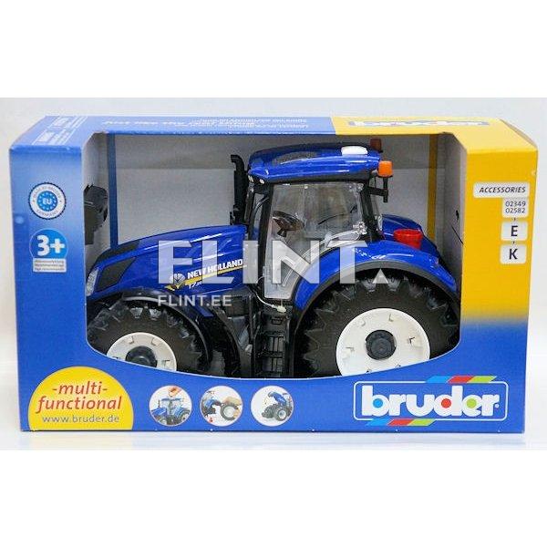 Traktori New Holland T7.315 (36x17,5x20,5cm) Bruder Traktori New Holland T7.315 (36x17,5x20,5cm) Bruder