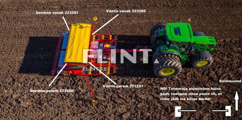 Tramlining system 223280, Väderstad (seed right, fertilizer left)